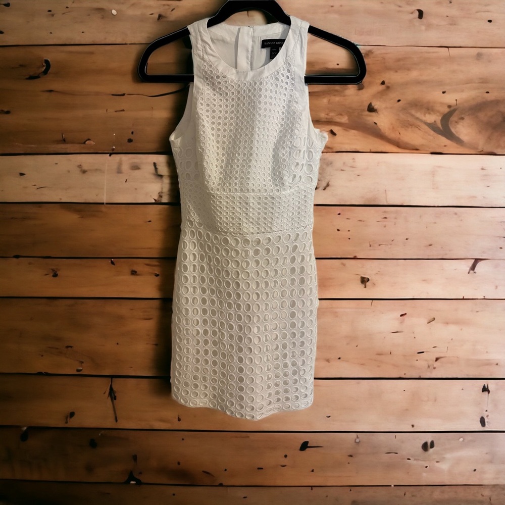 Banana Republic Tank Eyelet Dress